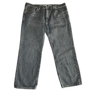 Urban Pipeline Relaxed Straight Medium Wash Jeans 100% Cotton Men's Size 42 x 30